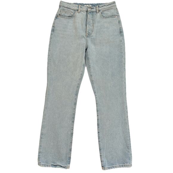 Lovers & Friends Jeans Womens 27 Reece High Rise Rigid Slim Straight Button Fly - Picture 1 of 14